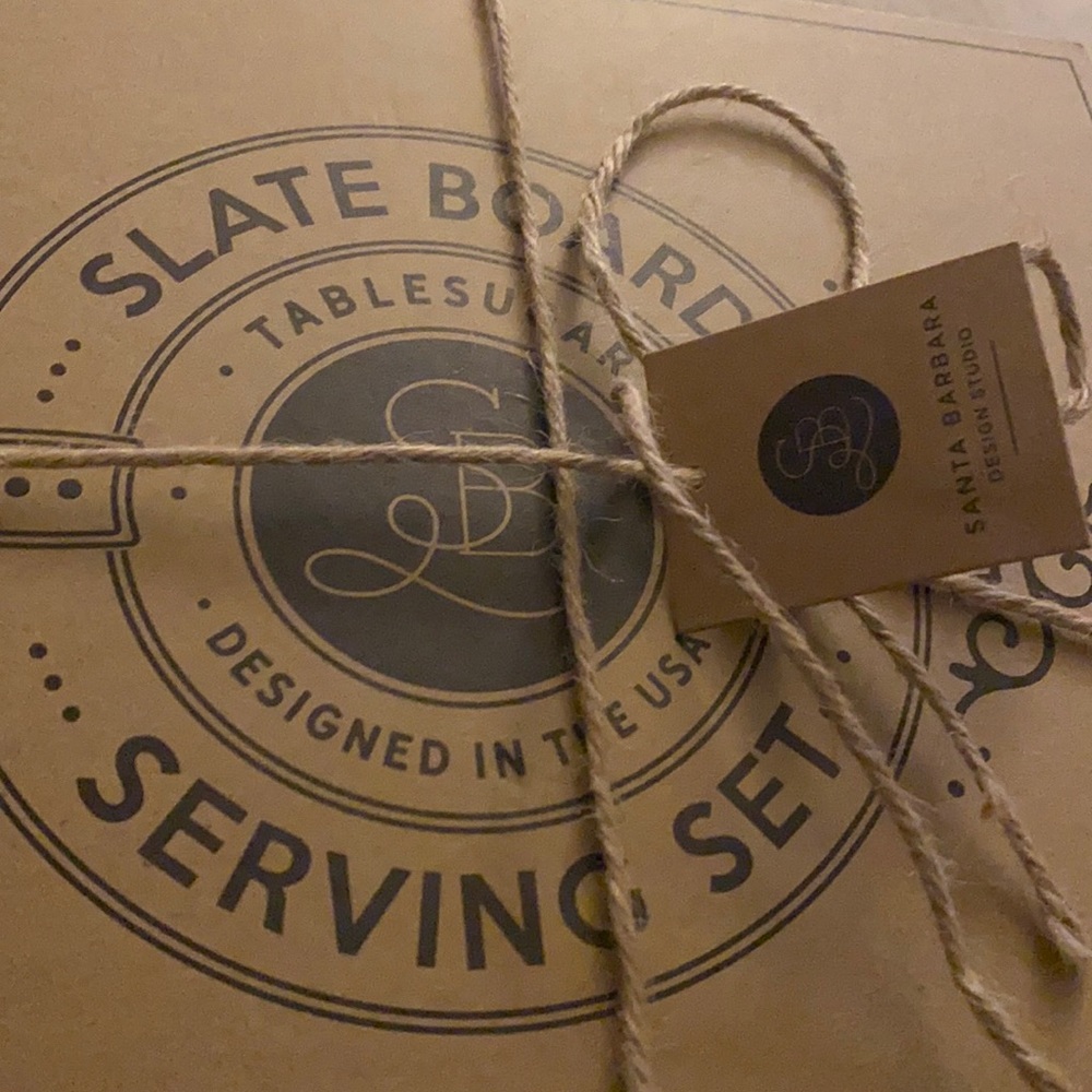 Heart shape slate board